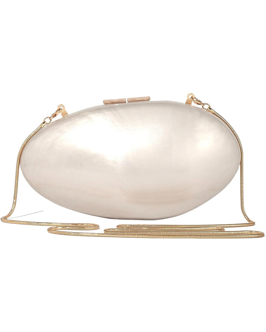 Lustrous Pearl Opal Handbag