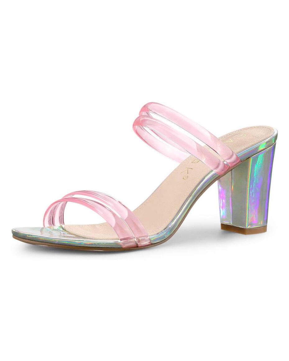 Luminous Opal Clear Pumps