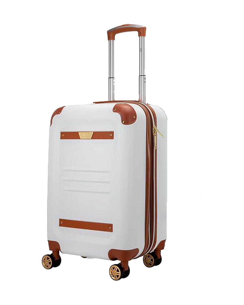 Elegant &amp; Durable: 19V69 Italia Vintage 3-Piece Spinner Luggage Set